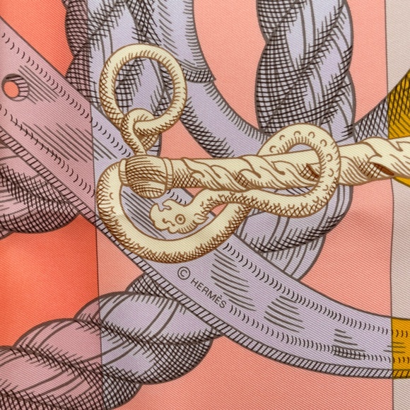 NWT Hermes Scarf Carré 90 "Della Cavalleria" Scarf2 - Picture 6 of 11